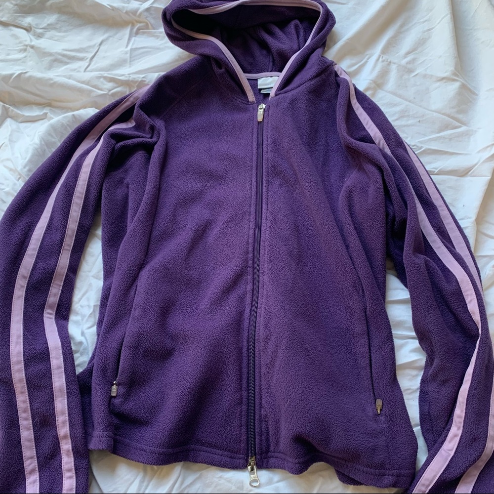 💟purple y2k zip up hoodie💟
